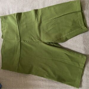 Green Biker Shorts